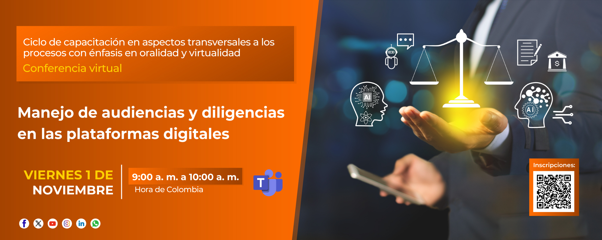 ANEJO DE AUDIENCIAS Y DILIGENCIAS EN LAS PLATAFORMAS DIGITALES