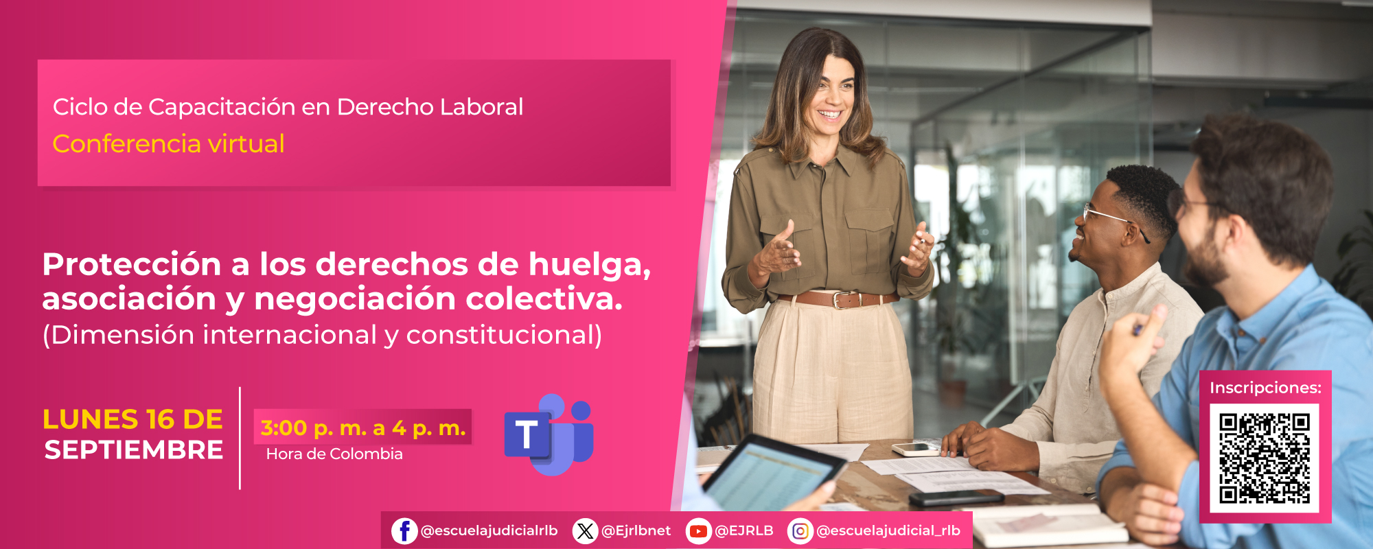 CICLO DE CAPACITACIÓN JUDICIAL EN DERECHO LABORAL