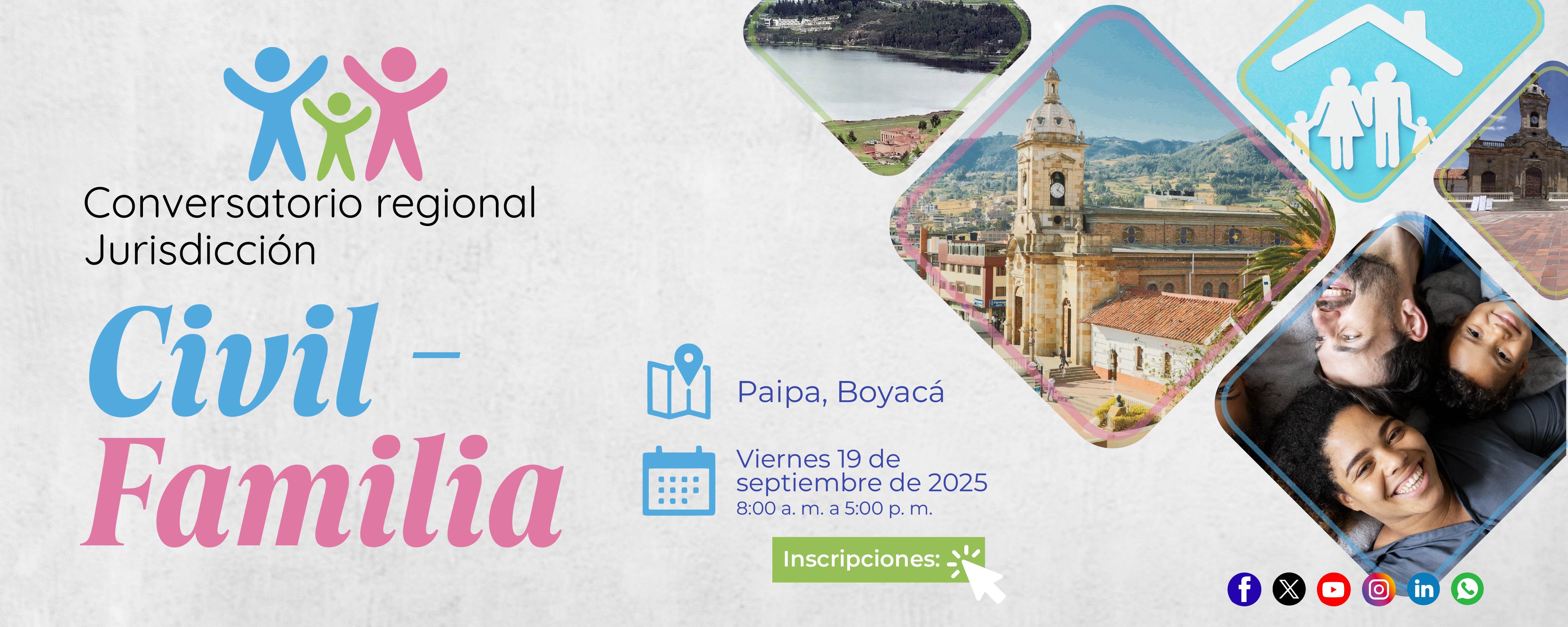Paipa será sede del Conversatorio Regional de la Jurisdicción Civil – Familia