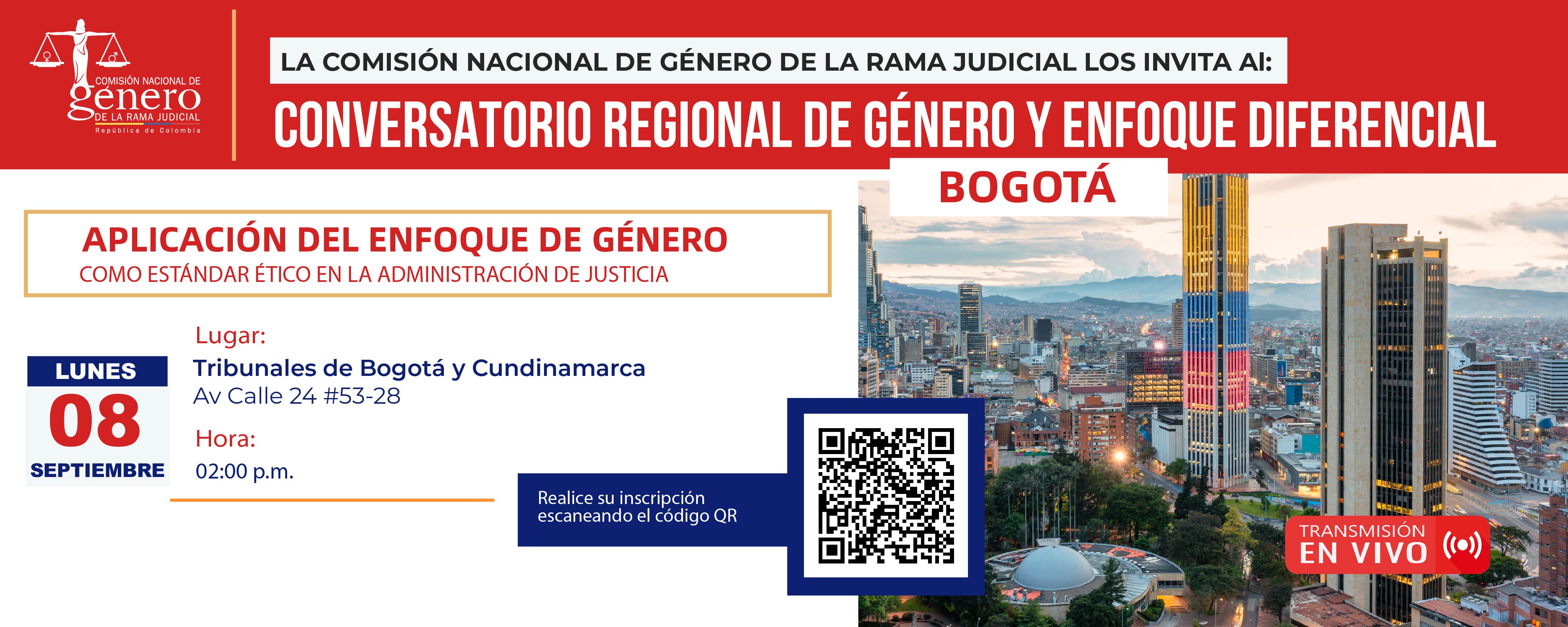 Conversatorio regional sobre género y enfoque diferencial en Bogotá