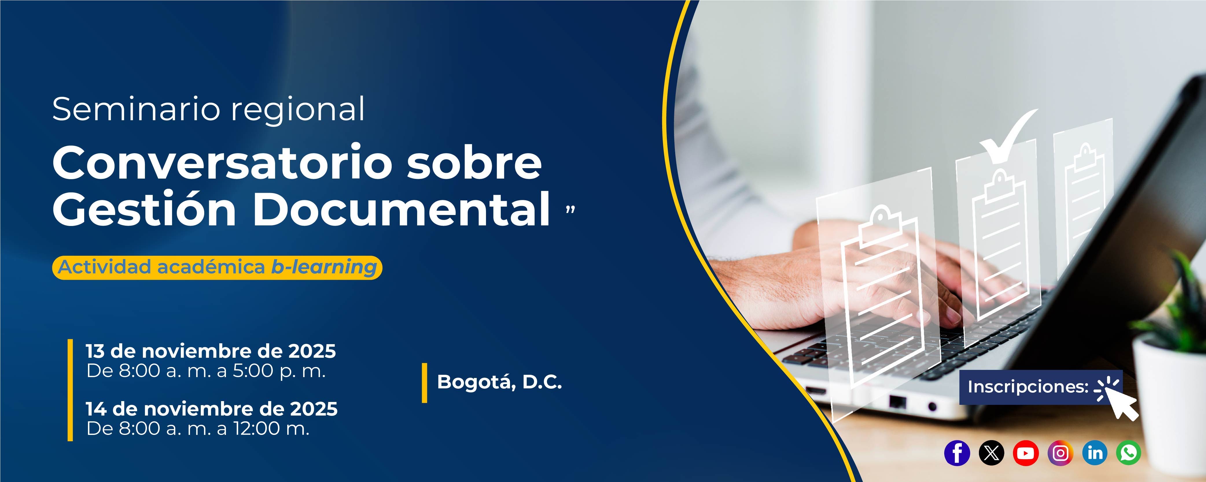   Convocatoria al Seminario Regional de Gestión Documental de la Rama Judicial