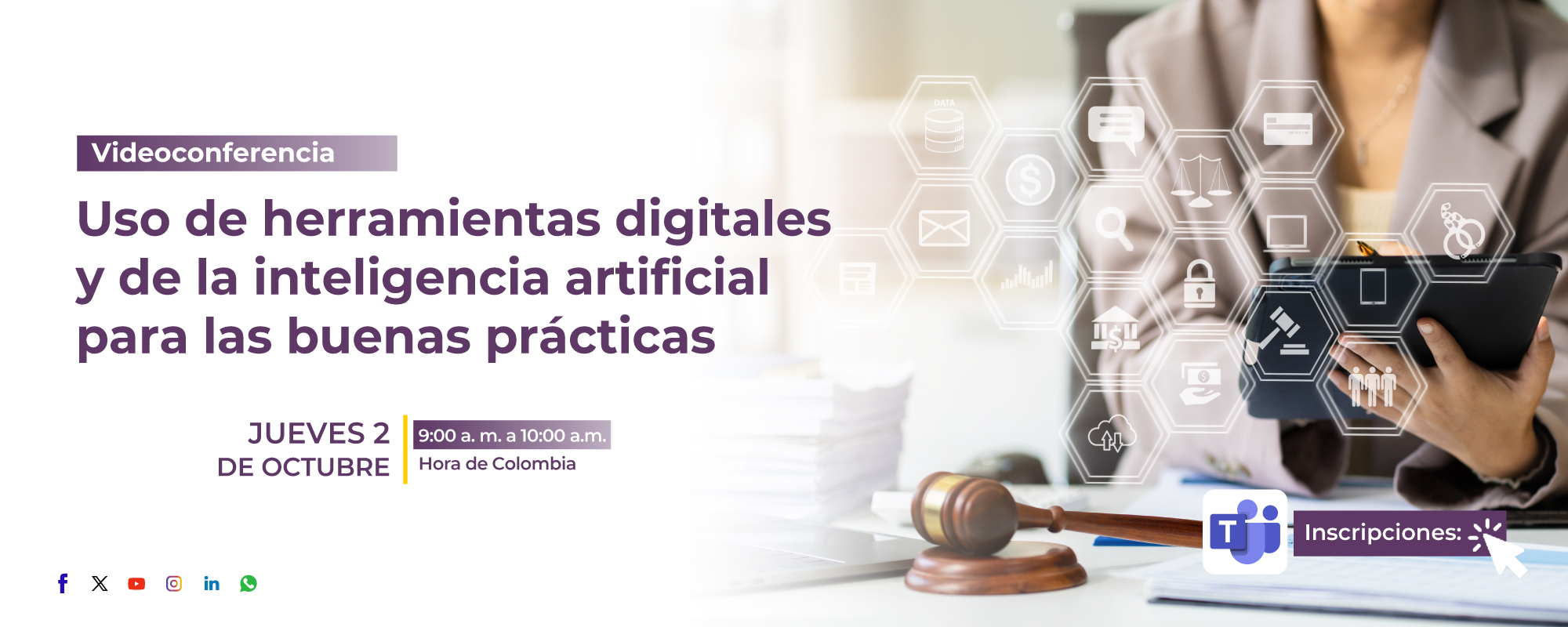 Uso de herramientas digitales y de la inteligencia artificial para las buenas prácticas.