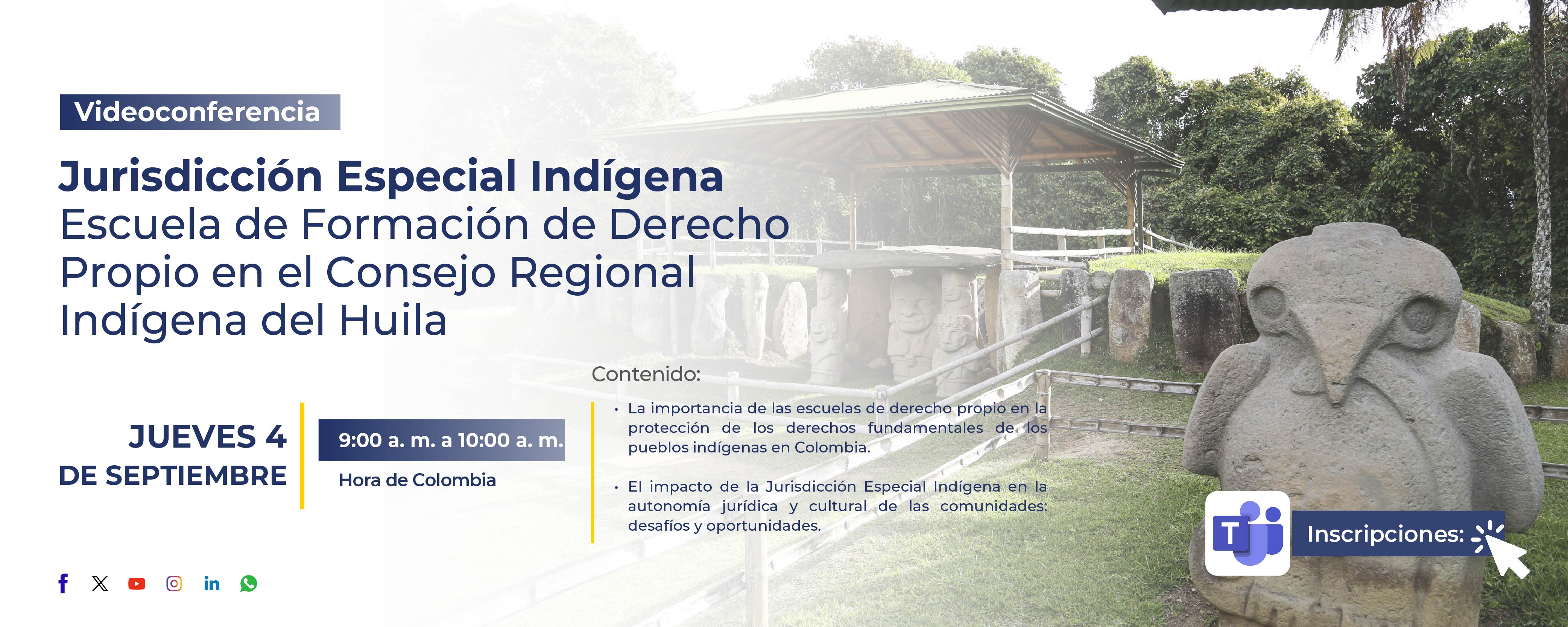 Videoconferencia: Jurisdicción Especial Indígena