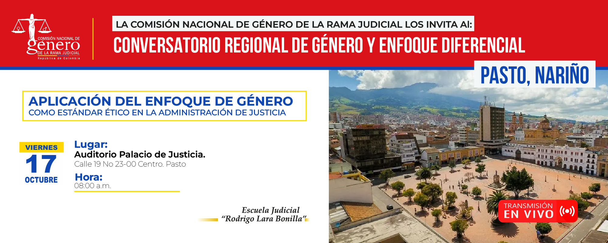Conversatorio regional de género y enfoque diferencial en Pasto