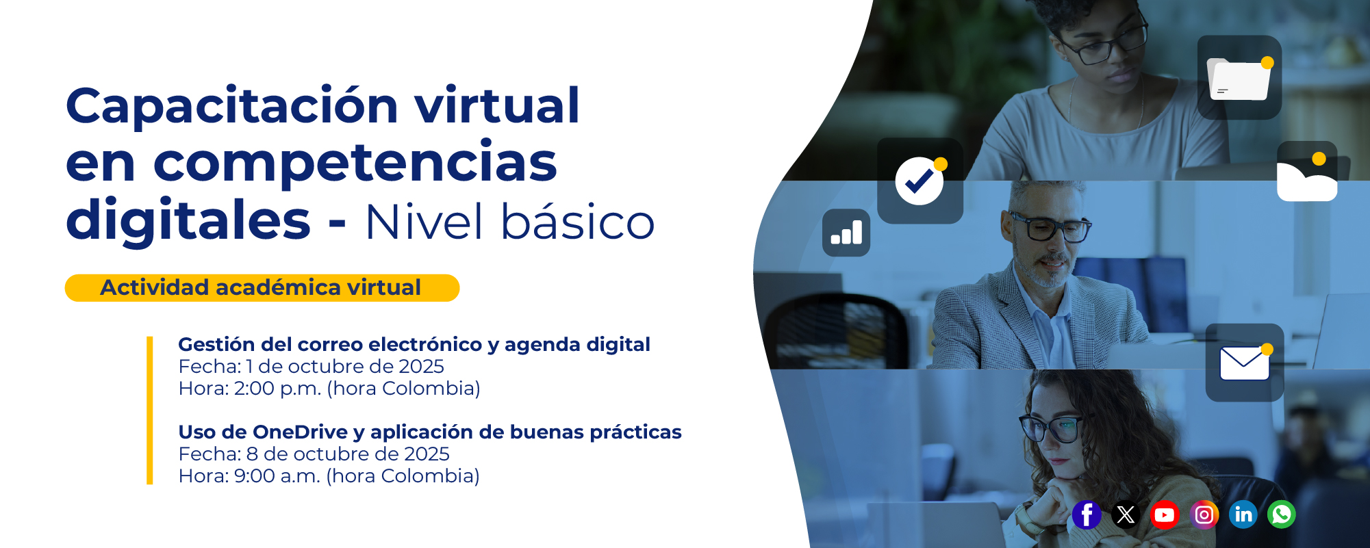 Capacitación virtual en competencias digitales - Nivel básico