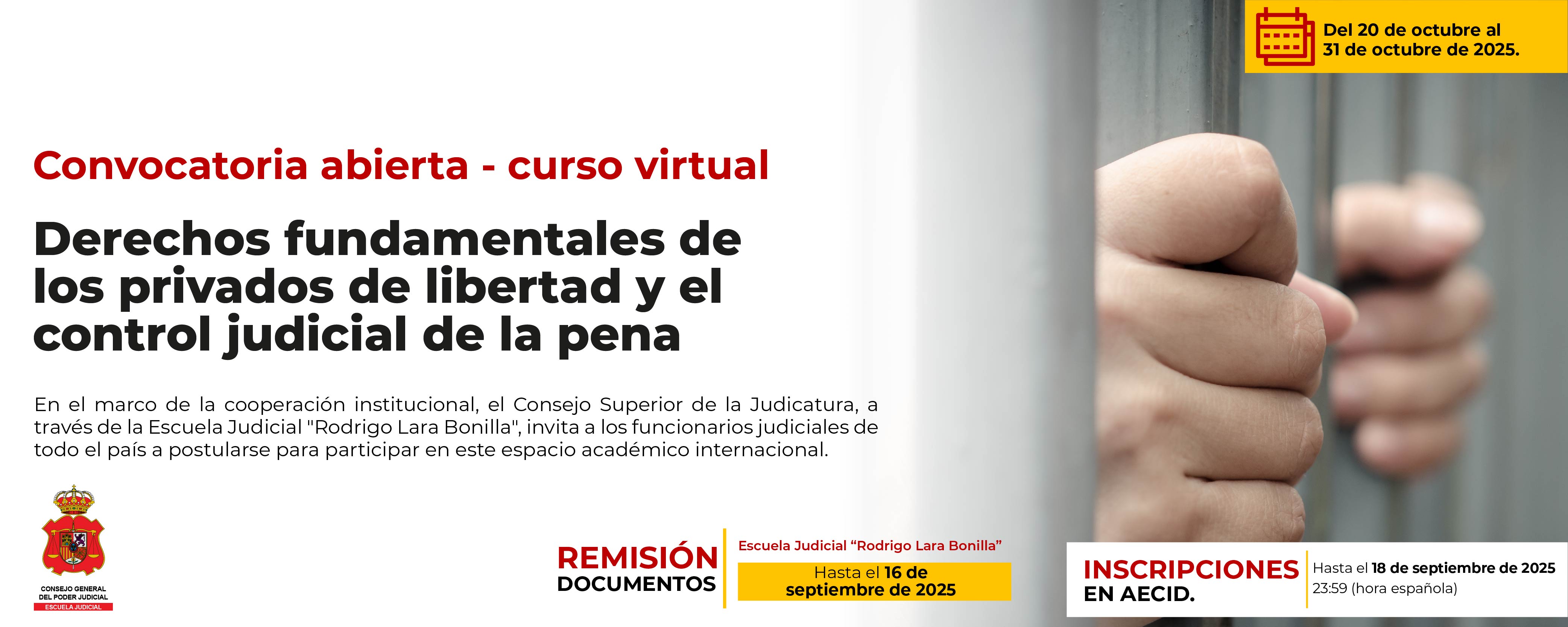Convocatoria para curso virtual