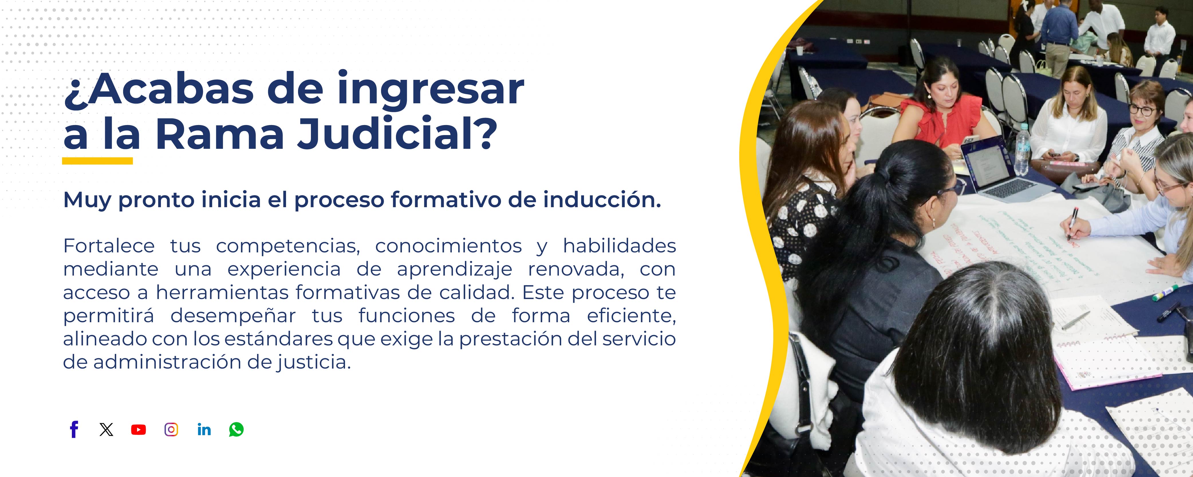 Inducción para servidores de la Rama Judicial
