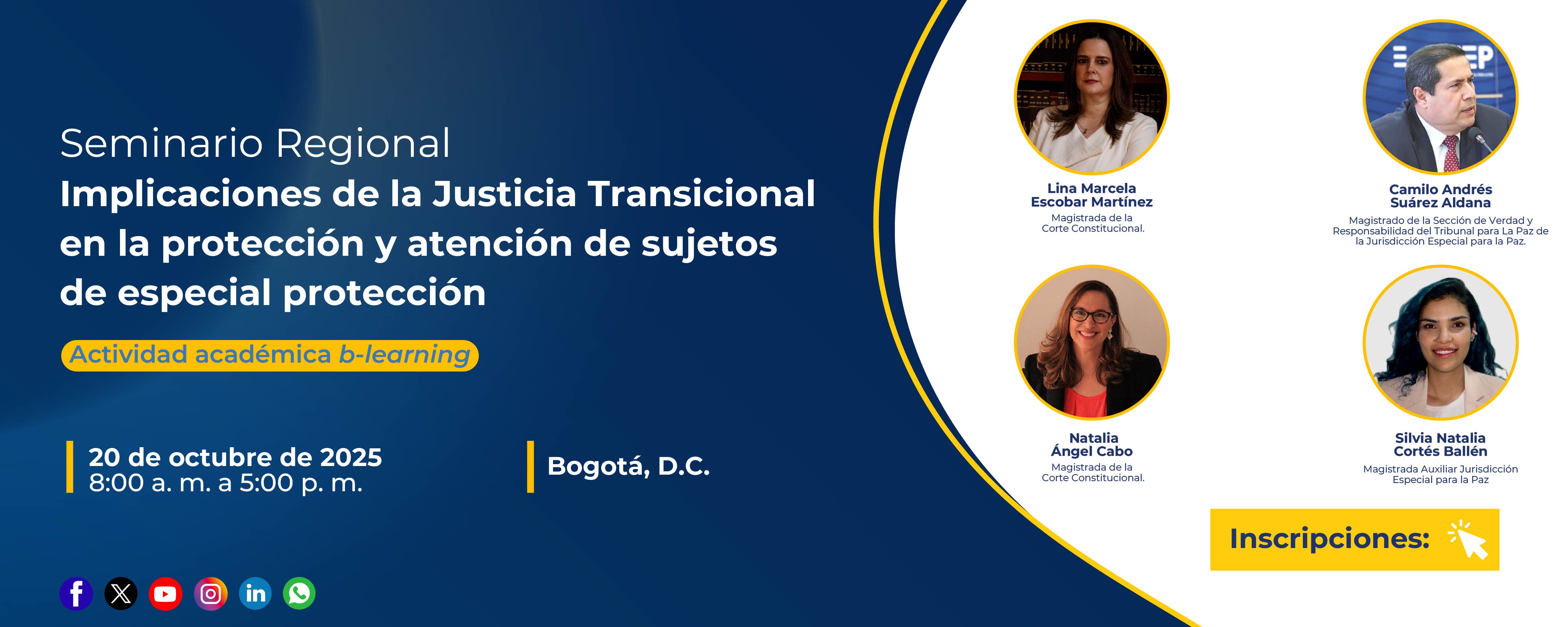 Seminario Regional de Justicia Transicional y derecho al cuidado: garantías de protección y atención en salud