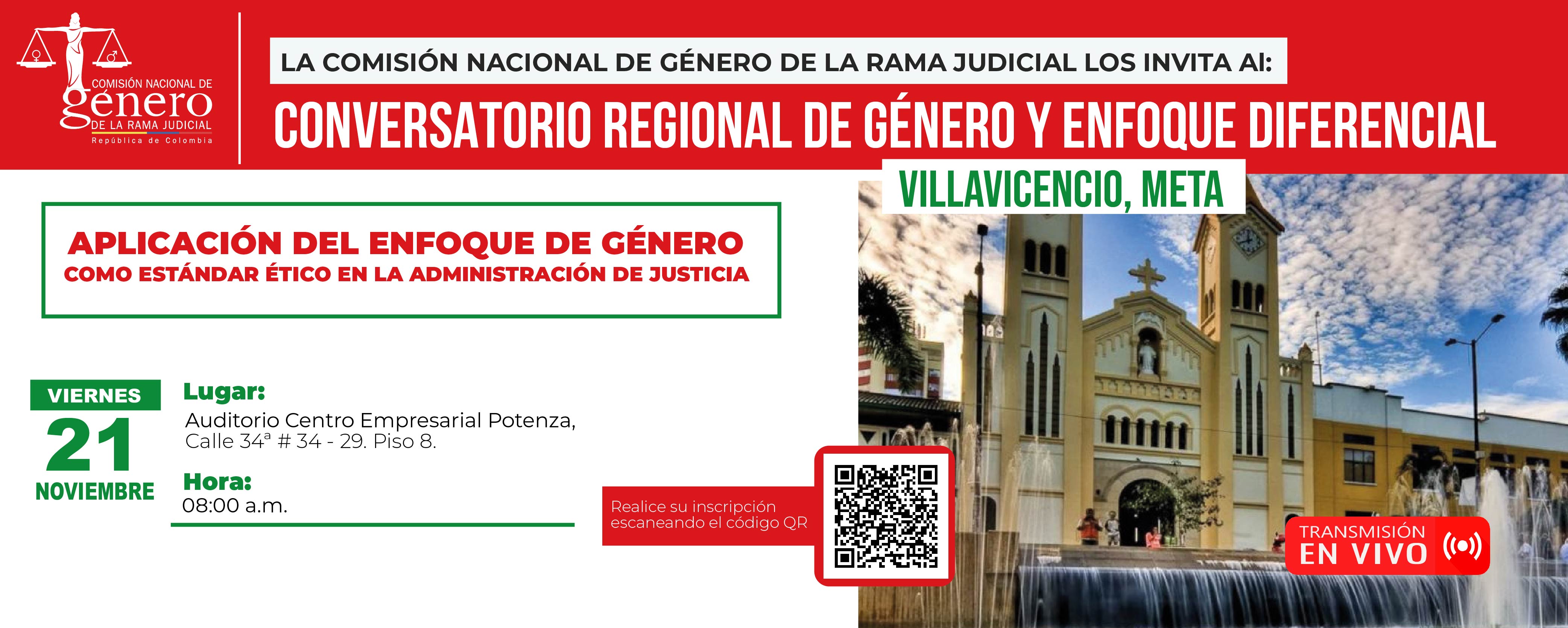 Conversatorio regional de género y enfoque diferencial en Villavicencio