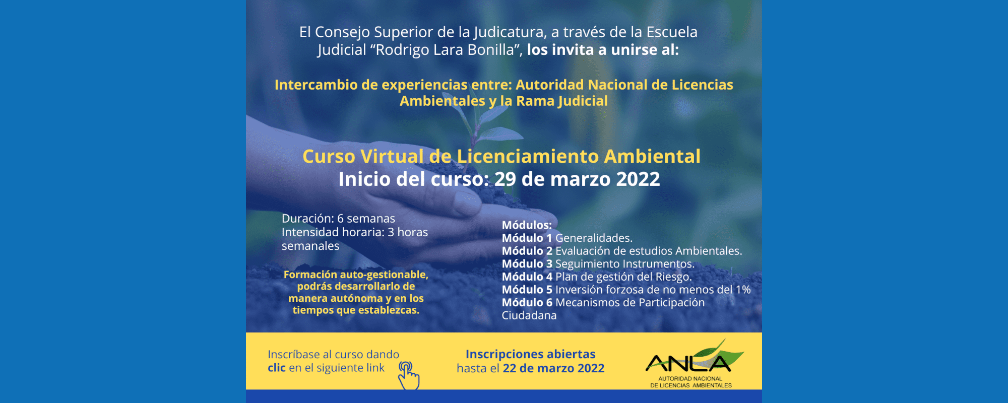 CURSO VIRTUAL DE LICENCIAMIENTO AMBIENTAL