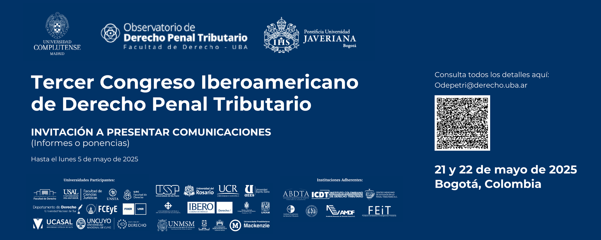 TERCER CONGRESO IBEROAMERICANO DE DERECHO PENAL TRIBUTARIO