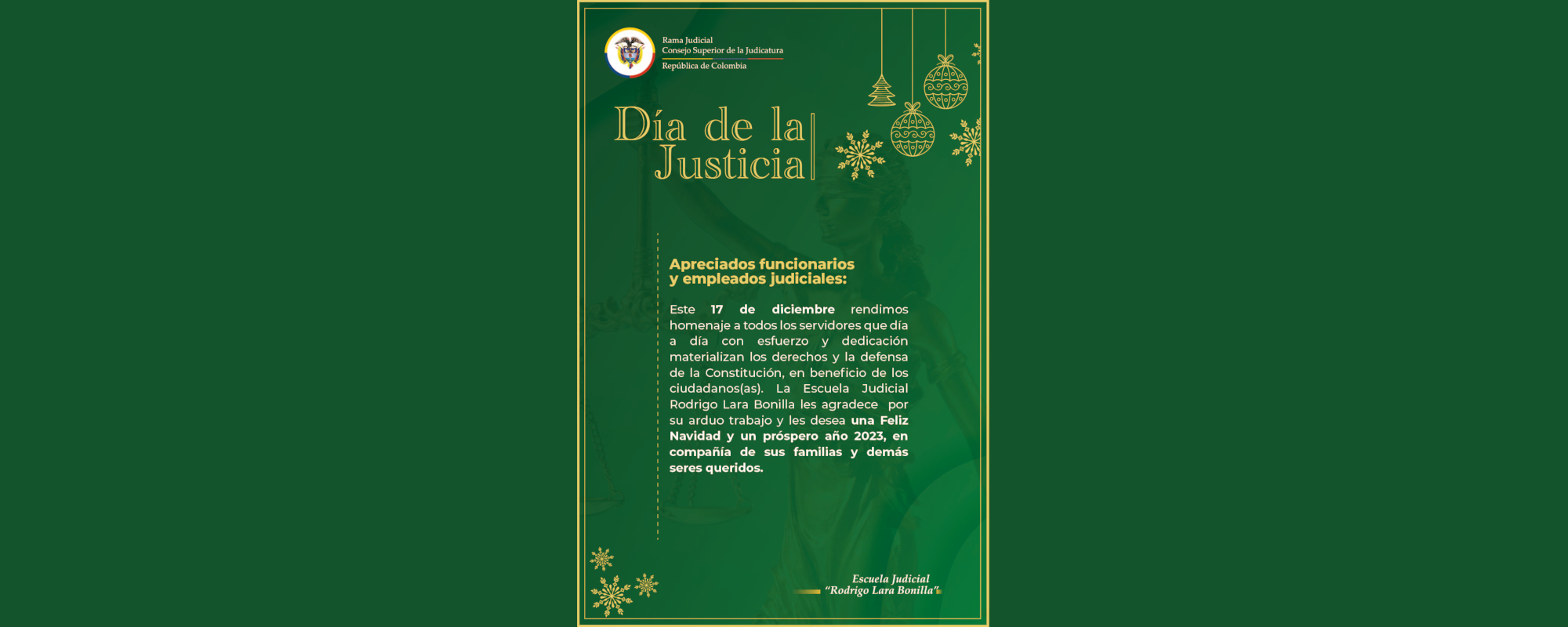 DÍA DE LA JUSTICIA
