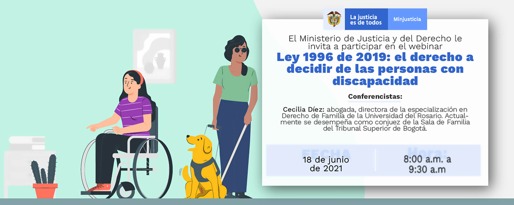 “LEY 1996 DE 2019: EL DERECHO A DECIDIR DE LAS PERSONAS CON DISCAPACIDAD"