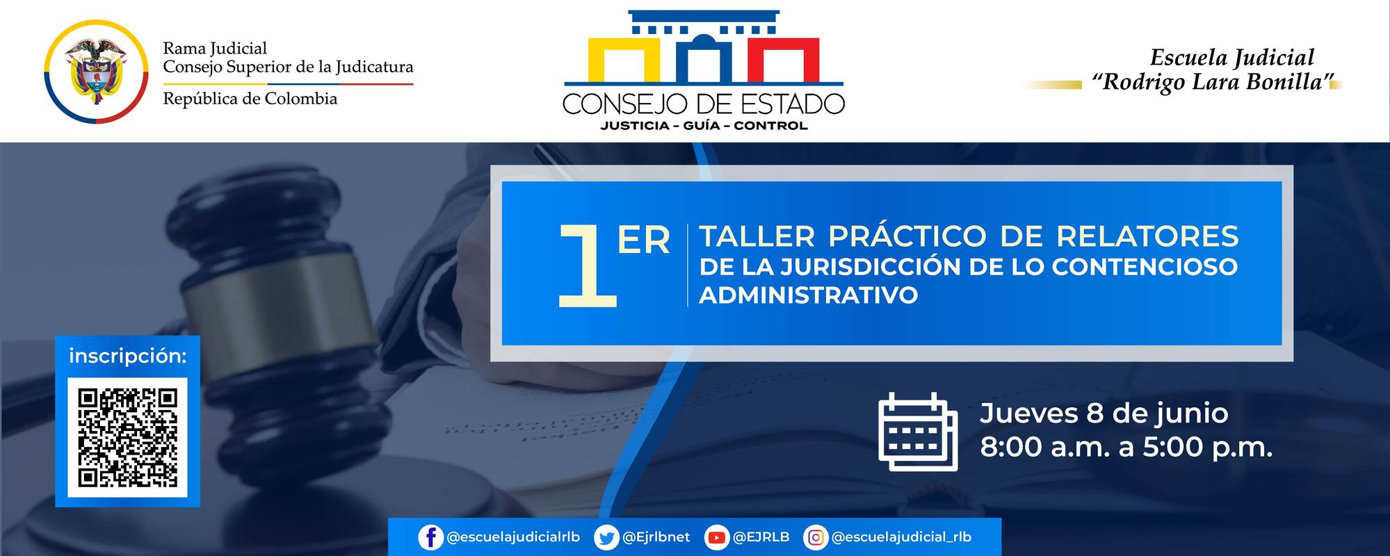 PRIMER TALLER PRÁCTICO DE RELATORES DE LA JURISIDICCIÓN DE LO CONTENCIOSO ADMINISTRATIVO 