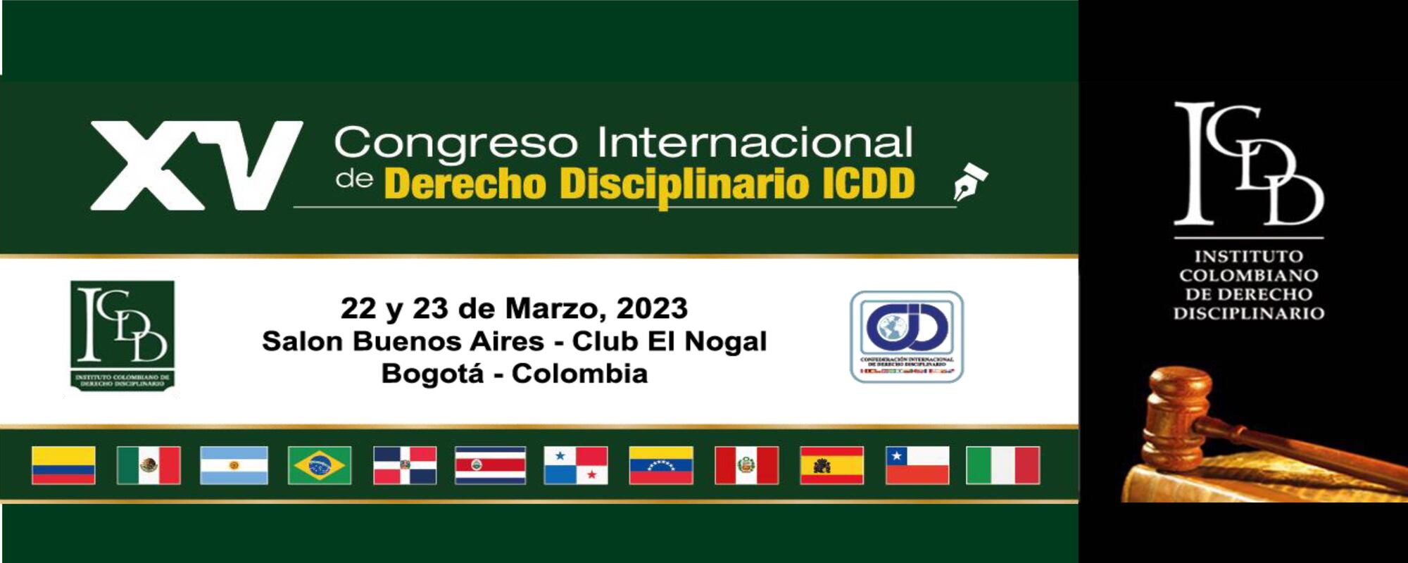 XV CONGRESO INTERNACIONAL DE DERECHO DISCIPLINARIO ICDD: “EL NUEVO ...